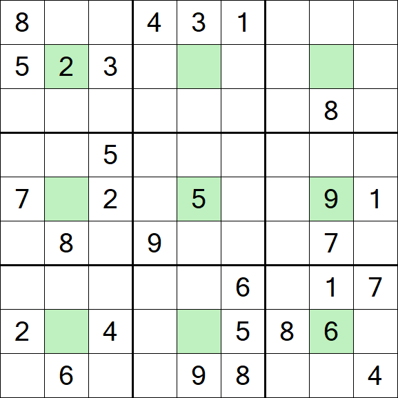 Center Dot Sudoku - Difficile