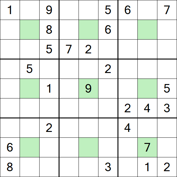 Center Dot Sudoku - Difícil