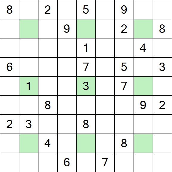 Center Dot Sudoku - Difícil
