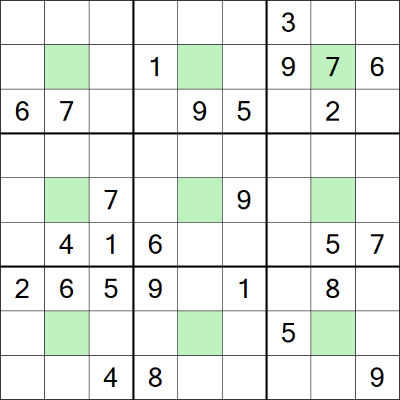 Center Dot Sudoku - Difficile