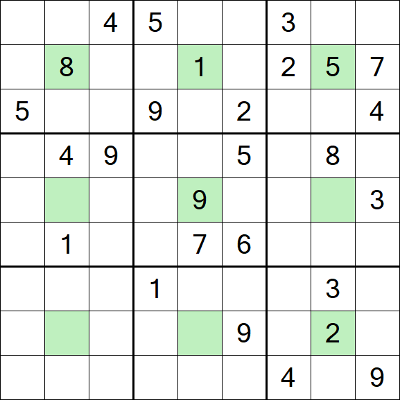 Center Dot Sudoku - Difficile