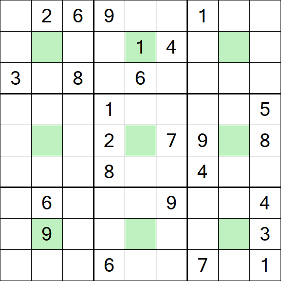 Center Dot Sudoku - Difficile