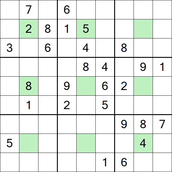 Center Dot Sudoku - Schwierig