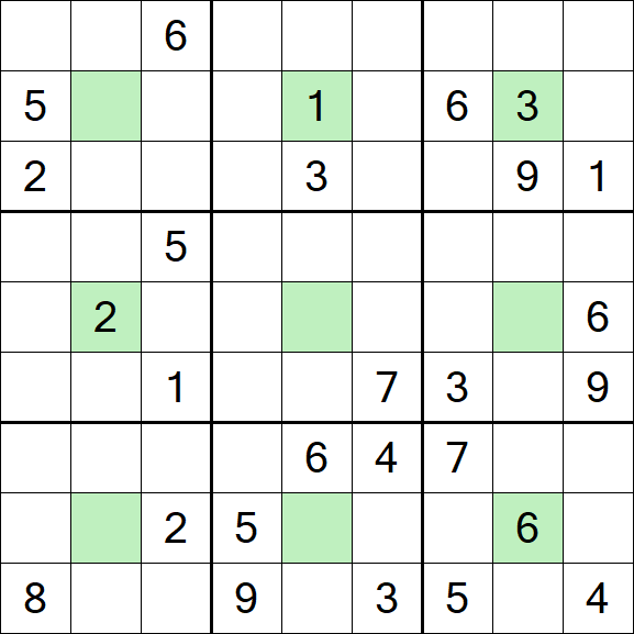 Center Dot Sudoku - Schwierig