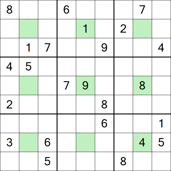Center Dot Sudoku - Hard