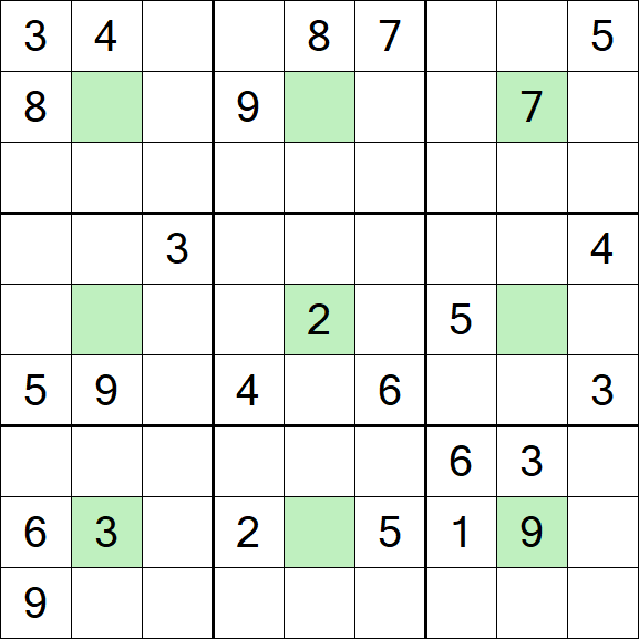 Center Dot Sudoku - Schwierig