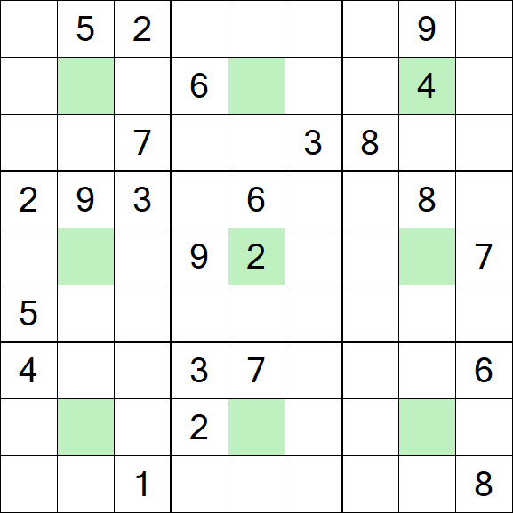 Center Dot Sudoku - Hard