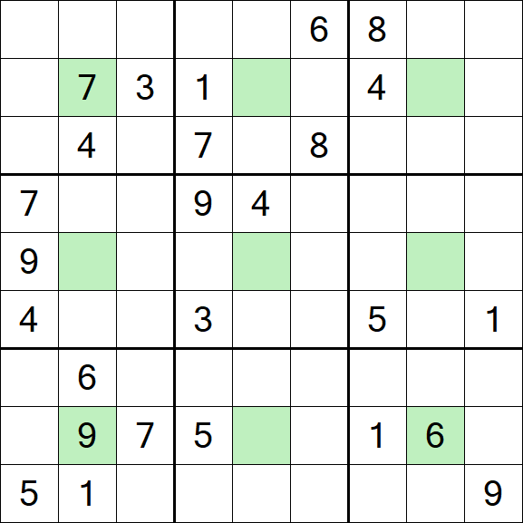 Center Dot Sudoku - Difficile