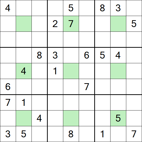 Center Dot Sudoku - Difficile