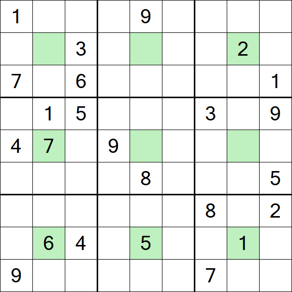 Center Dot Sudoku - Difficile