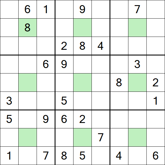 Center Dot Sudoku - Difficile