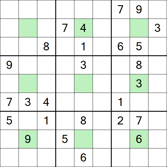 Center Dot Sudoku - Difficile