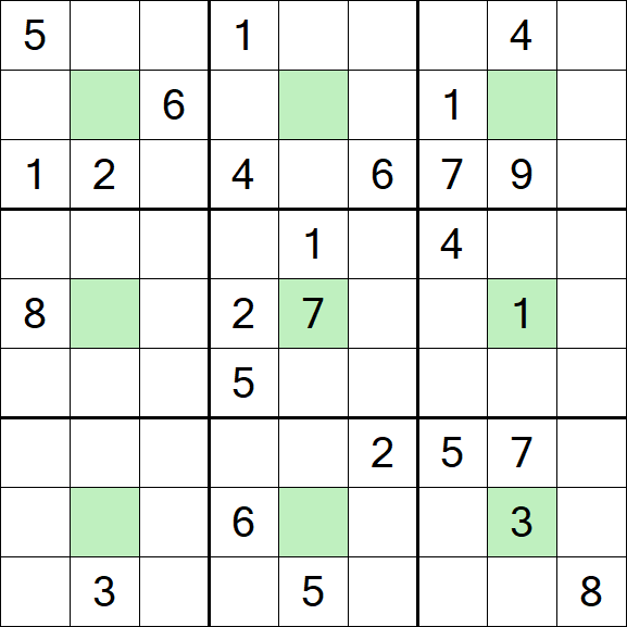 Center Dot Sudoku - Difficile