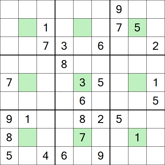 Center Dot Sudoku - Difícil