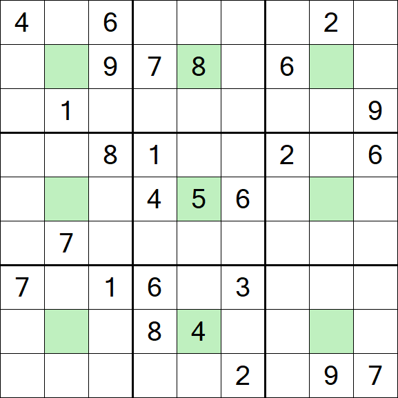 Center Dot Sudoku - Difficile