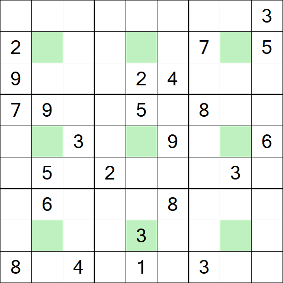 Center Dot Sudoku - Difícil