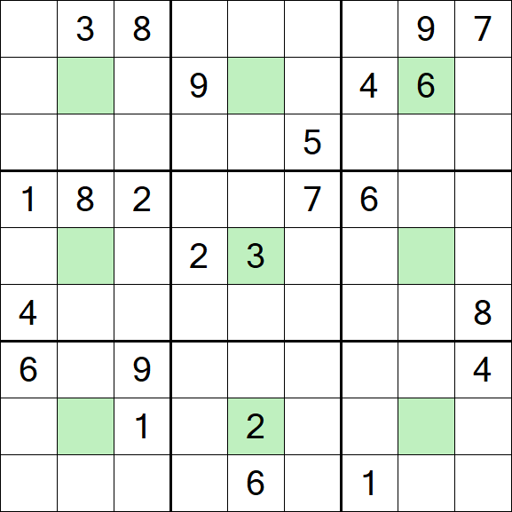 Center Dot Sudoku - Difficile