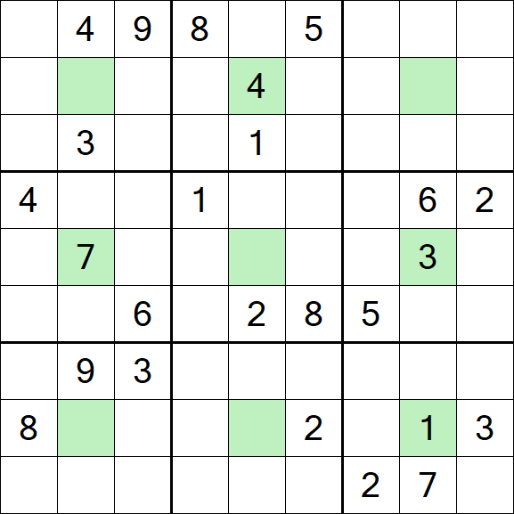 Center Dot Sudoku - Difícil