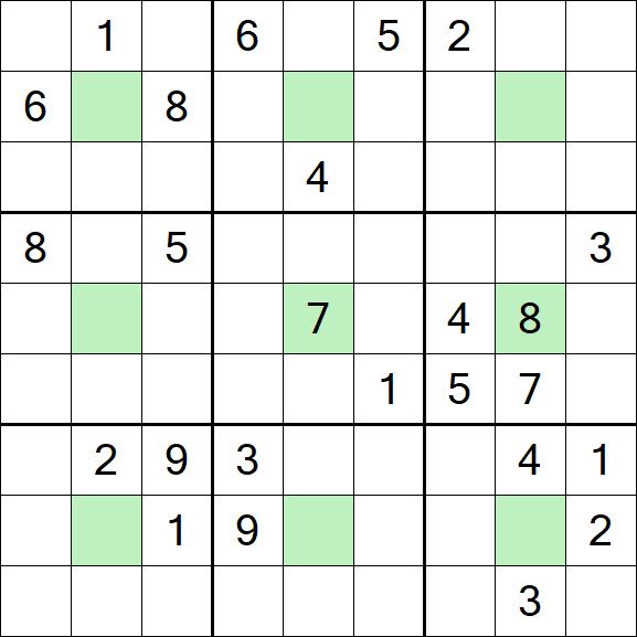 Center Dot Sudoku - Difícil