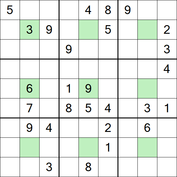 Center Dot Sudoku - Difícil