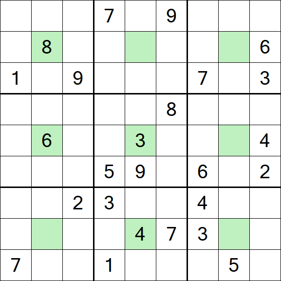 Center Dot Sudoku - Difícil