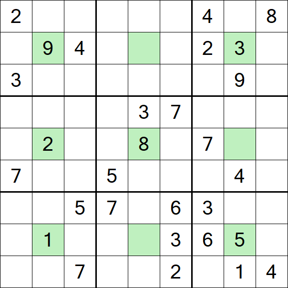 Center Dot Sudoku - Difícil
