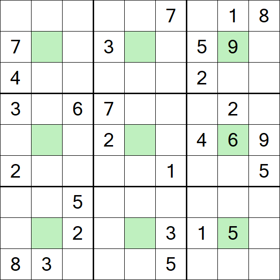 Center Dot Sudoku - Difícil
