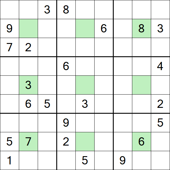 Center Dot Sudoku - Difícil