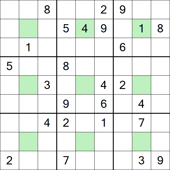 Center Dot Sudoku - Difficile
