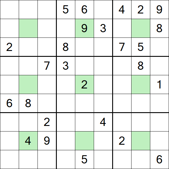 Center Dot Sudoku - Difícil