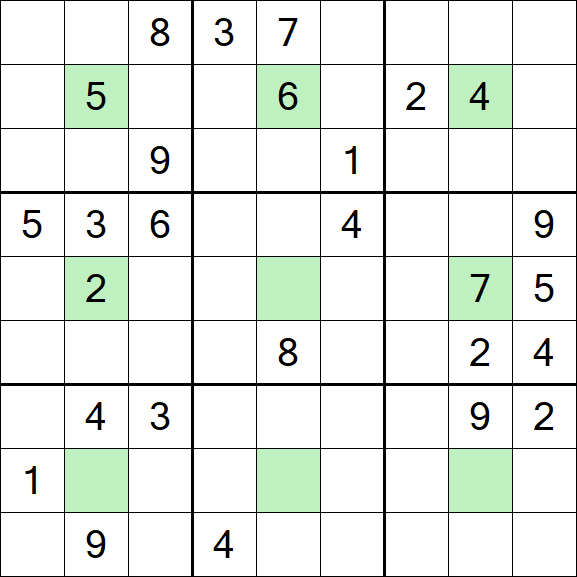 Center Dot Sudoku - Difícil