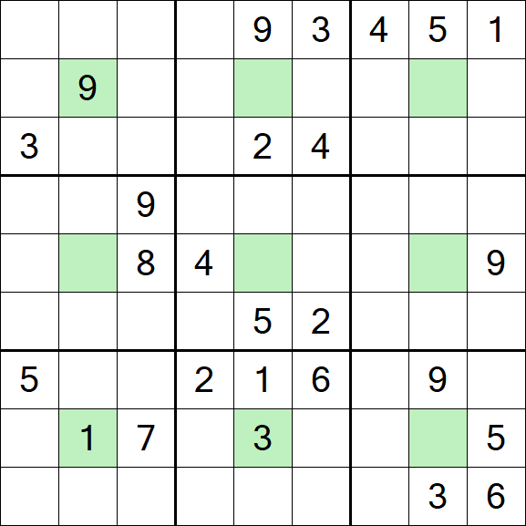 Center Dot Sudoku - Difícil