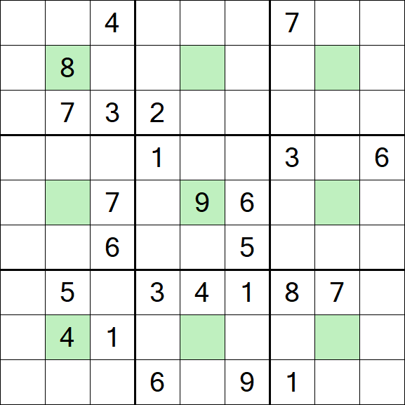 Center Dot Sudoku - Difícil
