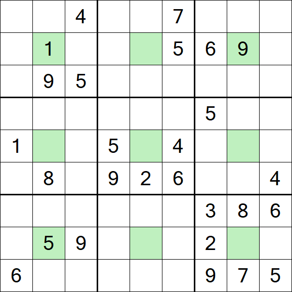 Center Dot Sudoku - Difícil