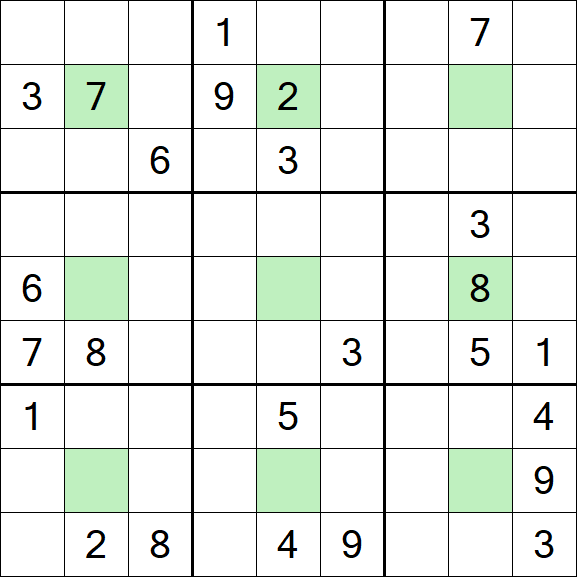 Center Dot Sudoku - Difícil