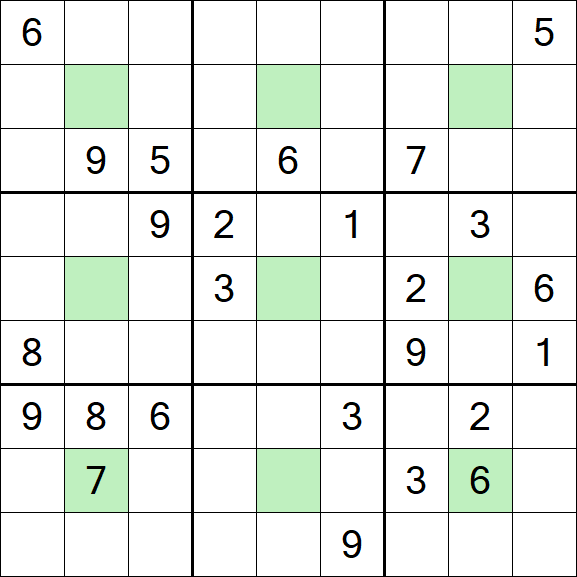 Center Dot Sudoku - Difícil