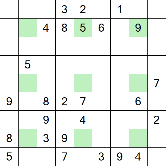 Center Dot Sudoku - Difícil