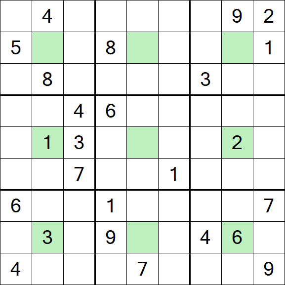Center Dot Sudoku - Difícil