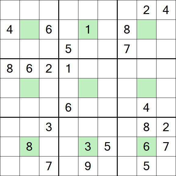 Center Dot Sudoku - Difícil