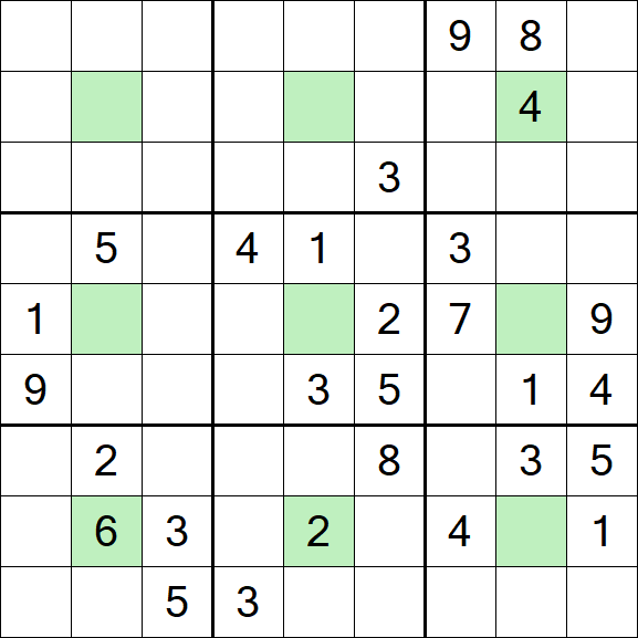 Center Dot Sudoku - Difícil