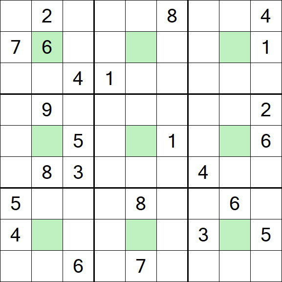 Center Dot Sudoku - Difícil