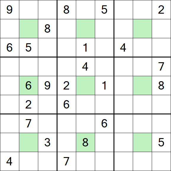 Center Dot Sudoku - Difícil