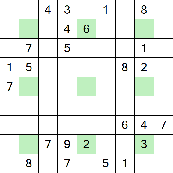 Center Dot Sudoku - Difícil