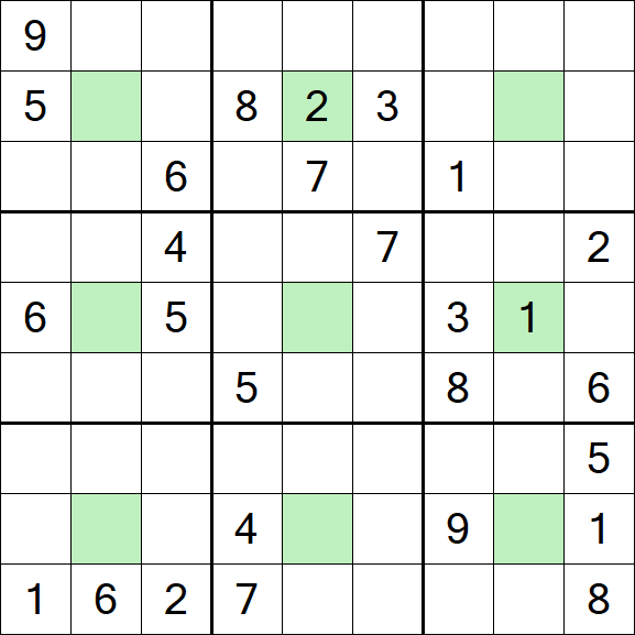Center Dot Sudoku - Difficile
