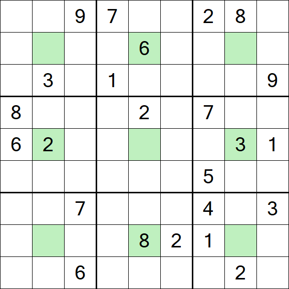 Center Dot Sudoku - Difícil