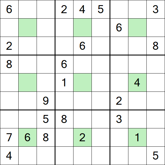 Center Dot Sudoku - Difícil