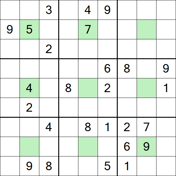 Center Dot Sudoku - Difícil
