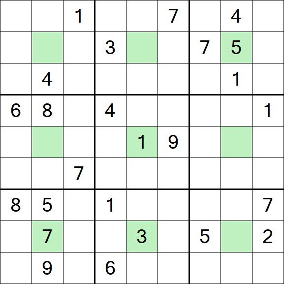 Center Dot Sudoku - Difícil