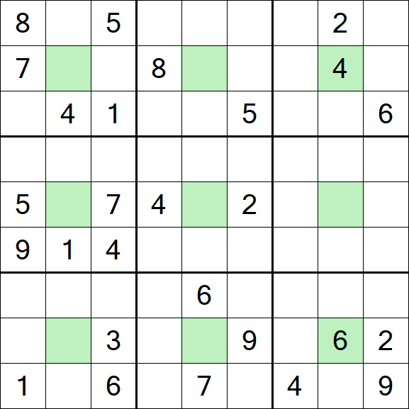 Center Dot Sudoku - Difícil