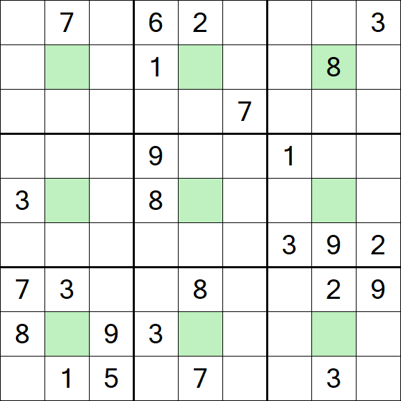 Center Dot Sudoku - Difficile
